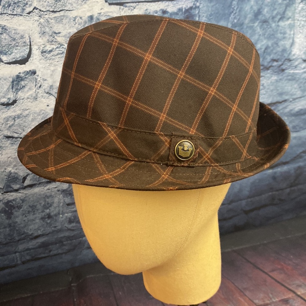 Goorin Acadamia Plaid Fedora hat - Picture 6 of 12